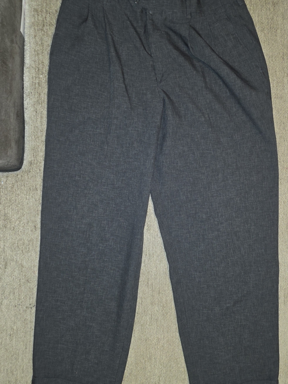 Claiborne Dark Charcoal Classic Dress Pants 36X30